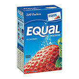 Equal  0 calorie sweetener nutrasweet 200 packets Left Picture